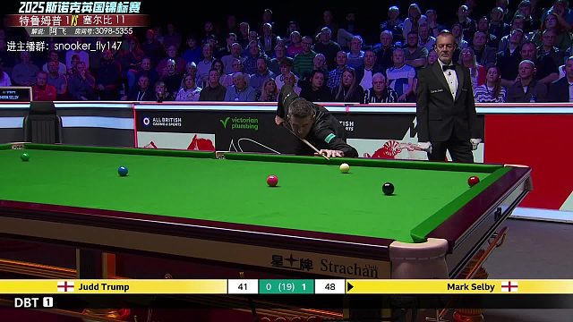 特鲁姆普vs塞尔比 2025斯诺克英锦赛决赛-第2局