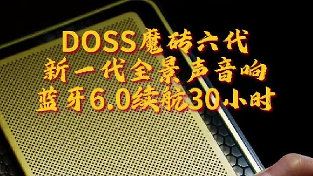 谁懂啊！花百元买到千元音质，魔砖六代太香了