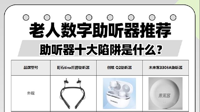 老年人配助听器的十大忠告，揭秘助听器哪种品牌效果好！