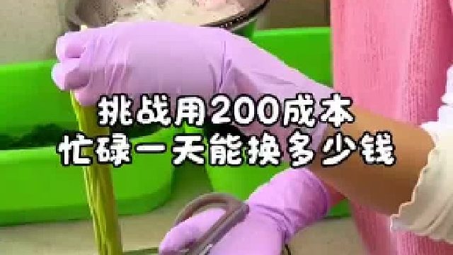 用200块在小区门口摆摊一天能赚多少钱？