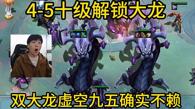 香菇滑鸡：双大龙虚空九五确实很有强度！弹幕老师教的不赖！