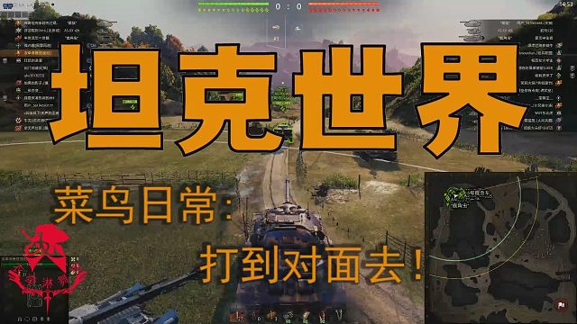 坦克世界—菜鸟日常：打到对面去！