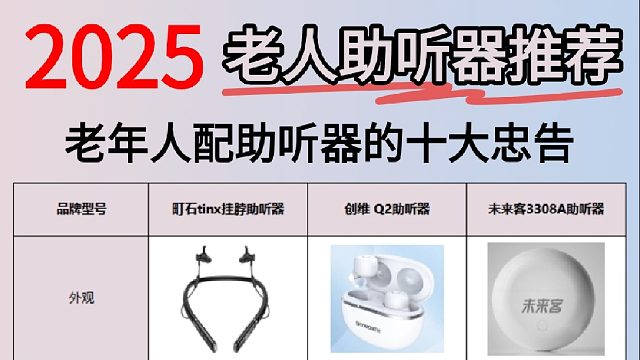 老年人配助听器的十大忠告，科普助听器怎么选有什么注意事项！