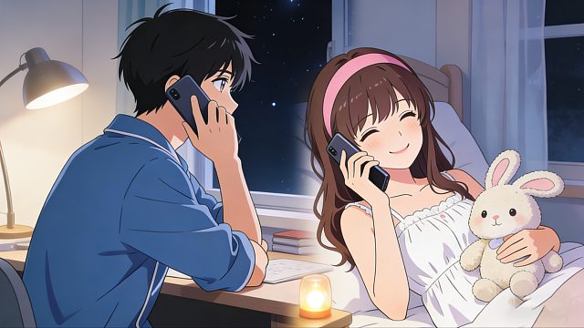 男性向音声 | 异地恋接到黏人小女友的深夜电话