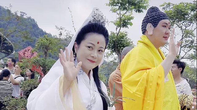 东莞观音山相遇即是缘，心想事成，平安健康！