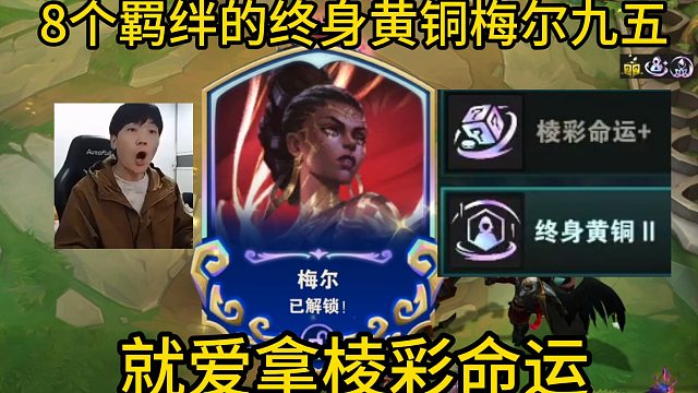 香菇滑鸡：8个羁绊的终身黄铜梅尔九五，全员20增伤16减伤！