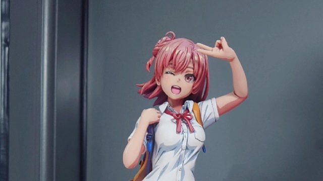 由比滨结衣重涂前后对比