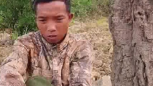 越南老表户外展示野外求生机关术