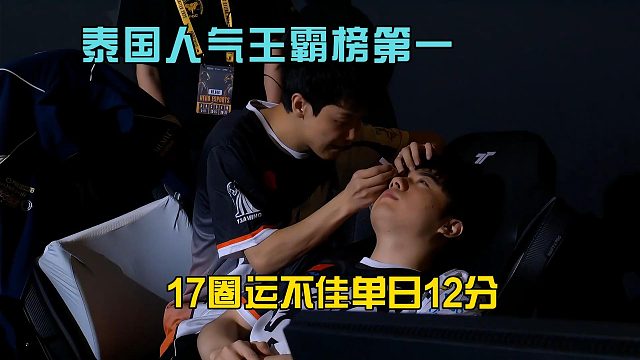 泰国人气王FS全面霸榜第一，17战队单日仅拿12分！