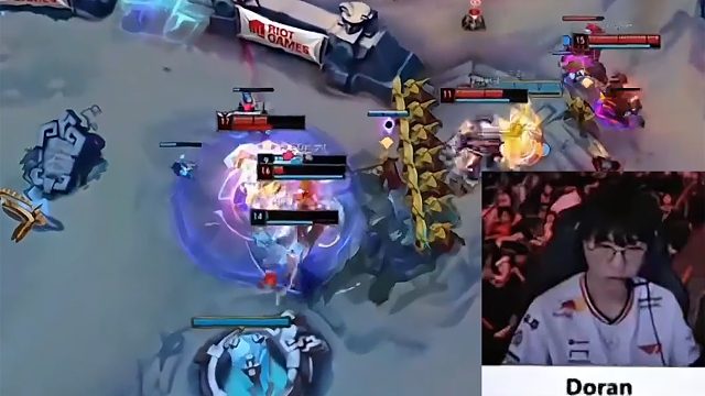 Kespa杯决赛，T1首局血虐HLE！多兰打爆Zeus，Peyz打爆小吕布！