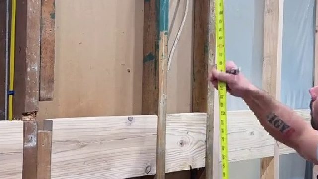 美国光头强木工制作圆弧门框木工装修木结构房屋，石膏板制作圆弧门框#全网热点共创计划#