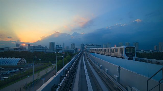 东京湾夕景列车 放松音乐旅程