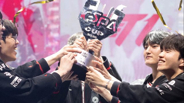 T1战胜HLE夺得Kespa杯冠军，Peyz被评为FMVP #faker#peyz #T1#guma