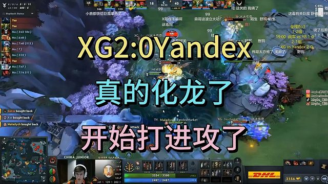 XG2比0YANDEX，真的化龙了，开始打进攻了