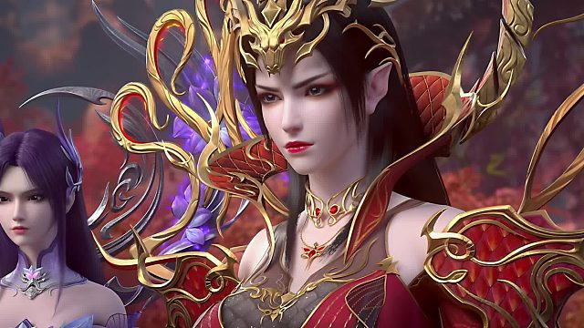 斗破苍穹：萧炎再用金刚琉璃体大战天魔蟒,女王老婆心疼坏了！