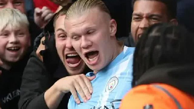 哈兰德扛飞2人爆射破门，小蜜蜂防线被碾成渣！