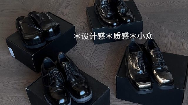4＊black shoes小众设计感