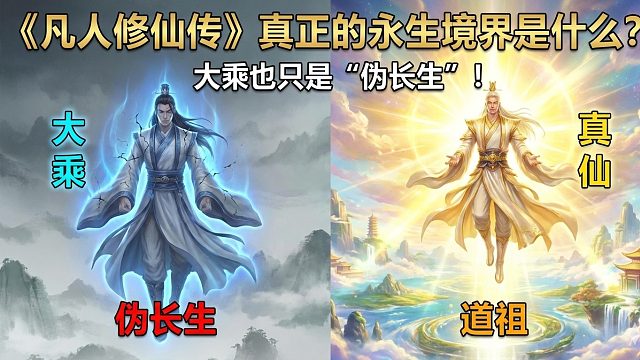 《凡人修仙传》真正的永生境界是什么？大乘也只是“伪长生”！