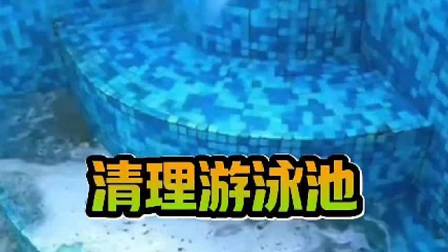 清洁游戏池估计只有看得人