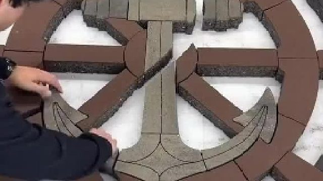 减速带之解压的工作现场~