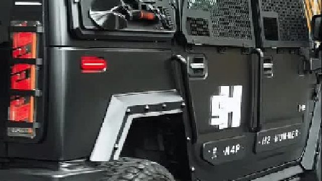 悍马h2  改装套件 成品展示