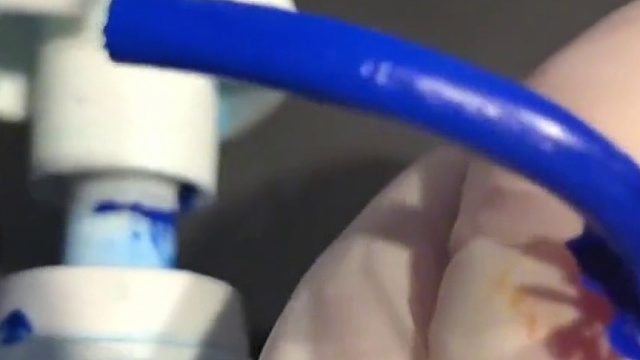 拔出颜料条居然这么