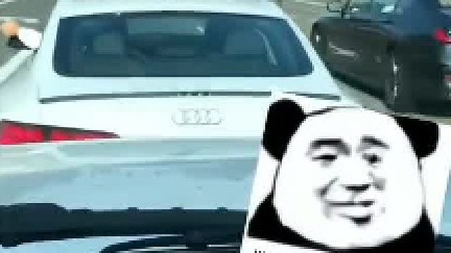 哈哈哈，没牌照不走保险。而且有视频证明故意踩刹车，自己花几万块钱修去吧