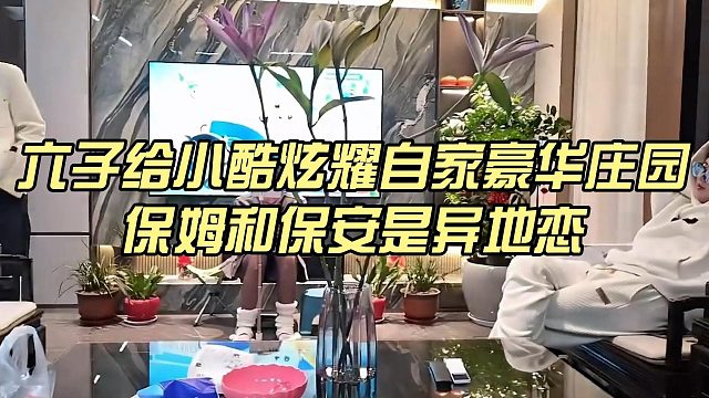 六子给小酷炫耀自家豪华庄园，保姆和保安是异地恋