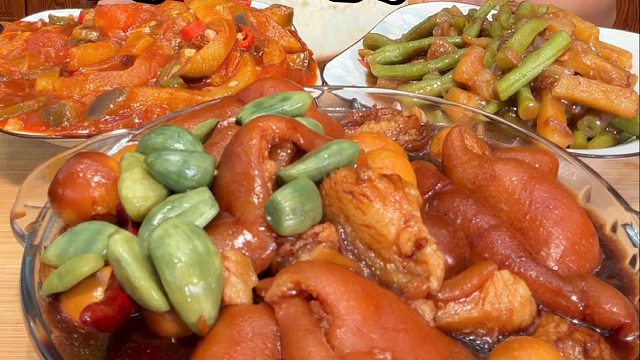 简单吃点家常菜，嘎嘎香。