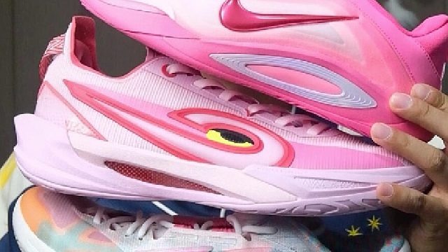 小孩哥最爱的粉色实战鞋️