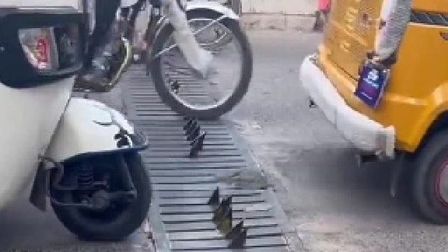 对付这种防止逆行障碍物，仅需一招 对付这种防止逆行障碍物，仅需一招