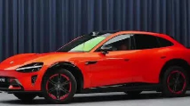 交付中心出来第一件事 第一视角带你体验一下小米YU7熔岩橙升级透明车衣