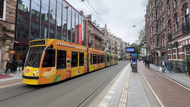 荷兰阿姆斯特丹市内有轨电车合集
