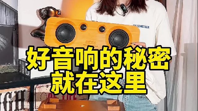 超有氛围感的蓝牙音响，DOSS声浪