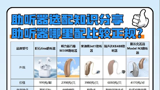 助听器哪里配比较正规？实测使用体验与选购要点解析