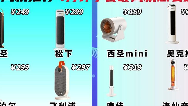 暖风机哪个牌子最好用？暖风机怎么选？推荐十款省电暖风机品牌