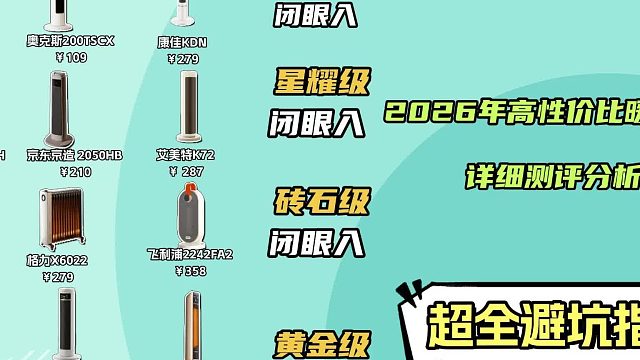 暖风机那个牌子的好用又实惠？推荐十款性价比高暖风机品牌