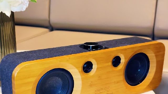 听一次就沦陷！DOSS声浪原木蓝牙音箱