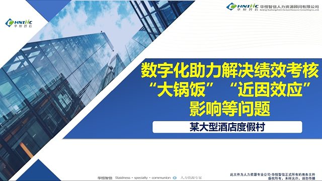 华恒智信助力某文旅酒店-打分拉不开差距 绩效历史分析