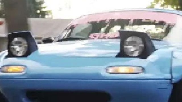 “哪个猛男会拒绝一台会眨眼的miata”