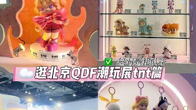 TNT绝对的排队王，逛北京QDF潮玩展
