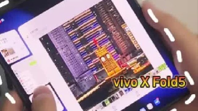 vivo X Fold5系列轻薄办公好搭子。