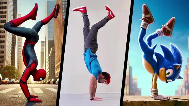 国外跑酷大神阿坤，竟然要肉身硬刚，动漫游戏中的十大名场面