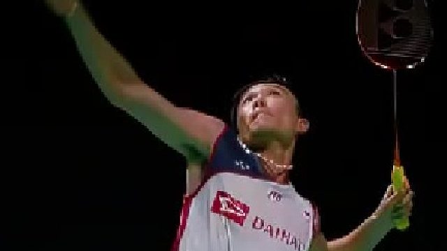 极致连贯的羽毛球