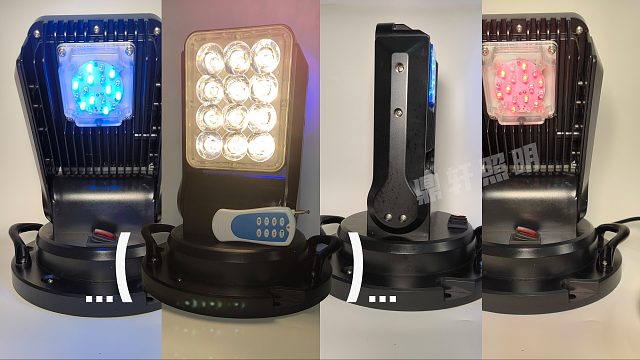 车载灯YFW6213A全方位LED遥控探照灯监狱遥控旋转12V24V船上照明灯
