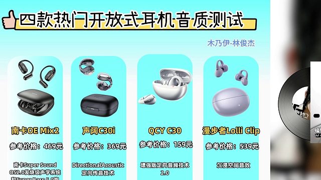 2026年热门开放式耳机音质测试！看看哪款是最满意！