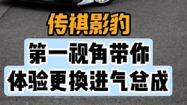 第一视角带你体验影豹R更换进气总成