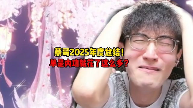 蔡哥2025年度总结！单是内功就花了这么多？！