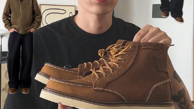 复古工装靴才是男生“硬汉”的标签️