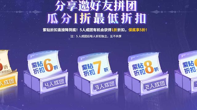 QQ飞车朕哥：18周年紫钻组队最低1折！开通5年领取永久A车